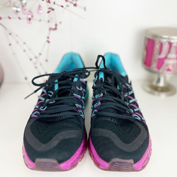 Nike Air Max 2015 Low Top Athletic Running Sneaker Shoes Black Clearwater Size 8 - Picture 4 of 12